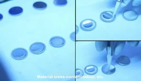 Why Is Coin Cell Specific Capacity Inconsistent? Key Factors Affecting Specific Capacity Accuracy 7 Figure 7. Material cross-contamination